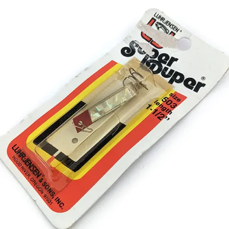 Luhr Jensen Super-Duper 503, 4,3 g, sidabrinė vartiklė #14855