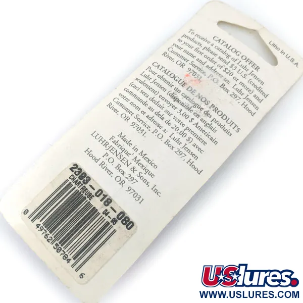 Luhr Jensen Hot Tail, 3,5 g, Nikelis / Geltona, sukriukė #14956