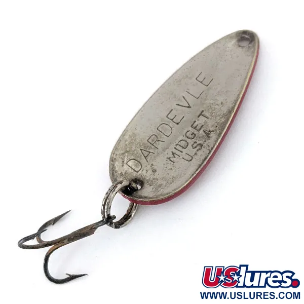 Eppinger Dardevle Midget, 6g, Raudona / Balta / Nikelis, blizgė #15017