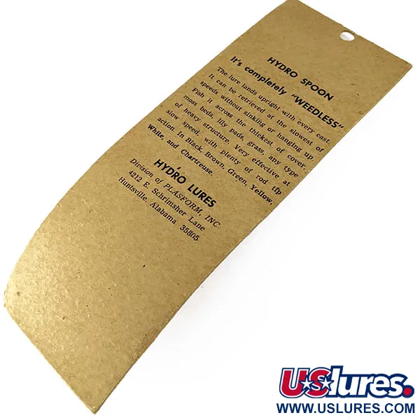 Hydro Lures Hydro Spoon, 11g Žalia/juoda, paviršinė vartiklė #16752