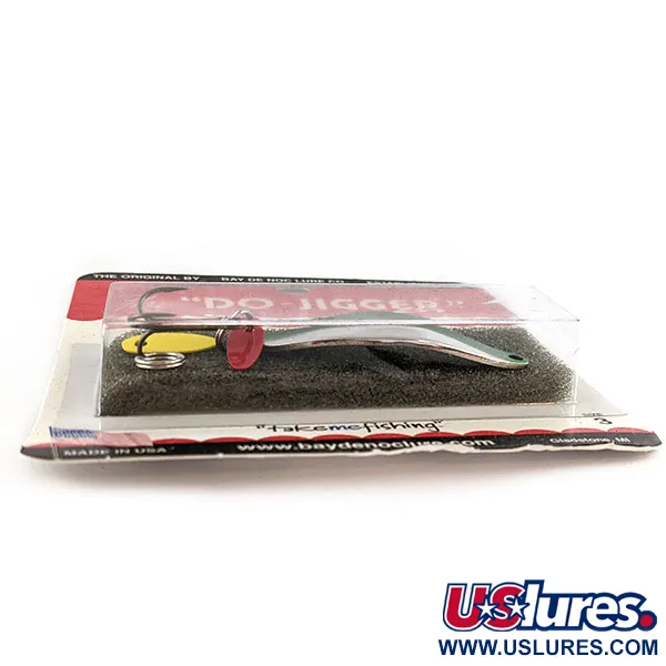 Bay de Noc Do-Jigger 3, 9 g, Nickel/Green, blizgė #17835