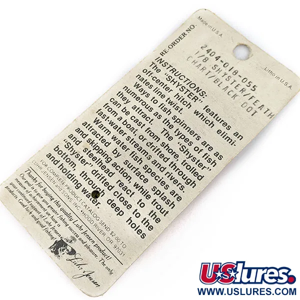 Luhr Jensen Shyster, 3,5 g Auksinė, Sukriukė #17309