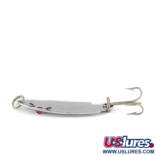 Herter's Swiss Spoon, 7 g, nikelis/raudonos akys, vartyklė #22132