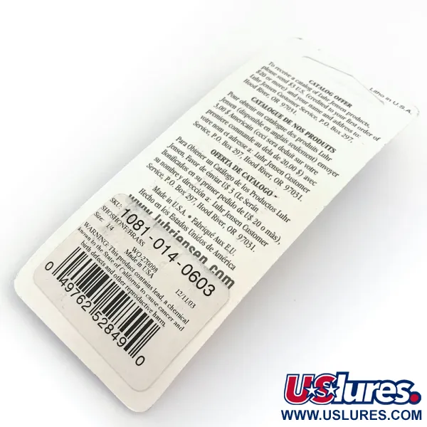 Luhr Jensen Maisie, Shoshone/Brass, 7 g, vartiklė #18029