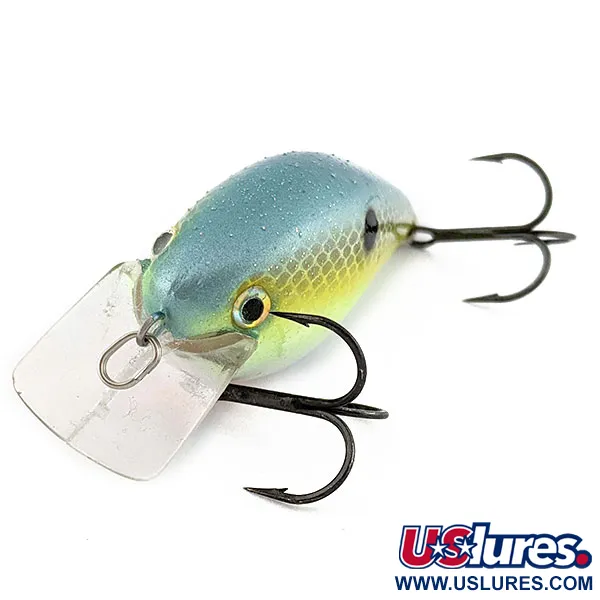 Strike King KVD Silent square bill, Chartreuse Sexy Shad, 12g, vobleris #19626