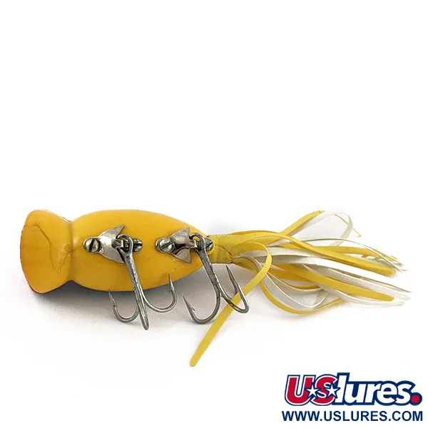 Fred Arbogast Hula Popper, 10g, Geltona/Mėlyna, Paviršinis masalas #18822