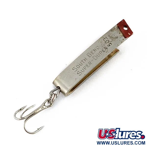 South Bend Super-Duper 503, 4,3 g, nikelis/auksas/raudona, blizgė #18868