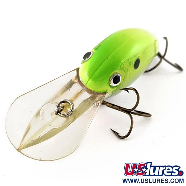 Strike King Pro Model 5XD, 18g, Chartreuse Silver, giliavandenis vobleris #19523