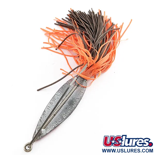 Fred Arbogast #3 Hawaiian, 16g, raudona/balta/nikelis, svyruojanti blizgė #19597