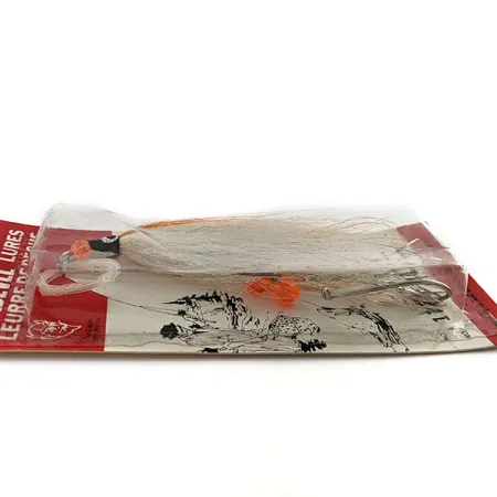 Eppinger Devle Fly, balta/oranžinė, vintažinis masalas #23971