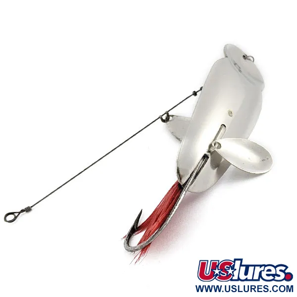 Heddon King Stanley, 21 g, nikelys / raudona, blizgė #19938