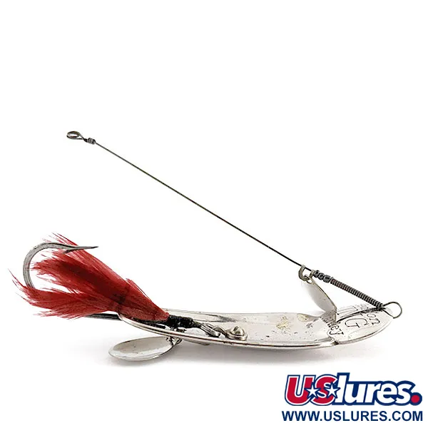 Heddon King Stanley, 21 g, nikelys / raudona, blizgė #19938