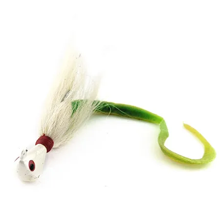 Arkie Lures Ocean Logic Bucktail Striper Jig, 31g Pearl, džigas #20139