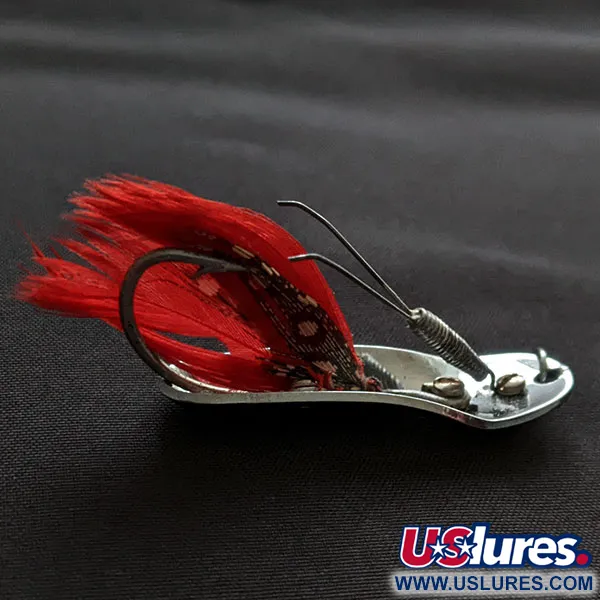 Pflueger Chum 2, 7g, nikelis/raudona, vartiklė #20257