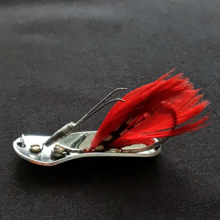 Pflueger Chum 2, 7g, nikelis/raudona, vartiklė #20257