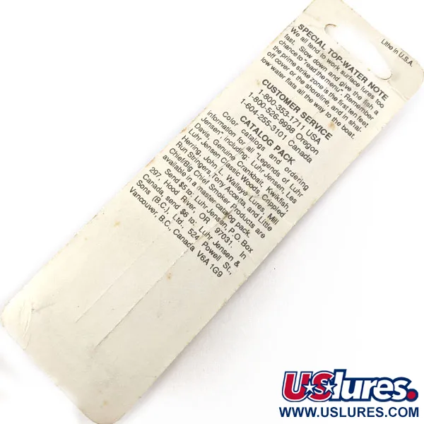 Luhr Jensen Nippin Sam Wood, sidabrinis, 7 g, paviršinis masalas #20575