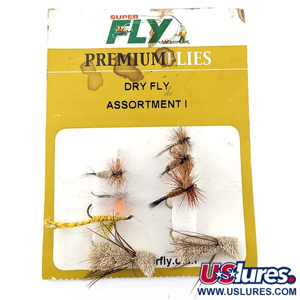 Superfly Premium Flies sausos muselės muselinei žvejybai