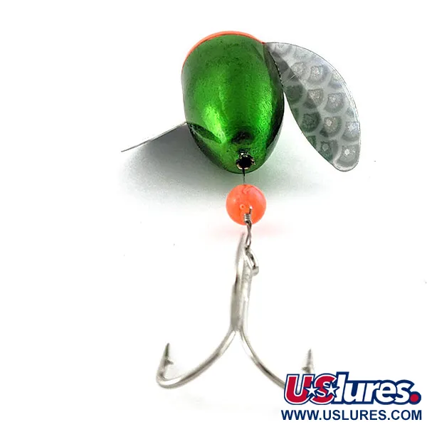 Yakima Bait Spin-N-Glo, 8g, žalias/oranžinis, sparnuotas masalas #20936