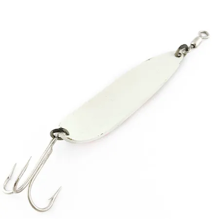 Luhr Jensen Krocodile #5, 28g balta/oranžinė UV, blizgė #21107