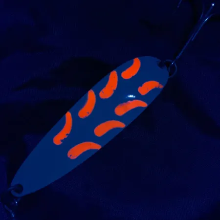 Luhr Jensen Krocodile #5, 28g balta/oranžinė UV, blizgė #21107