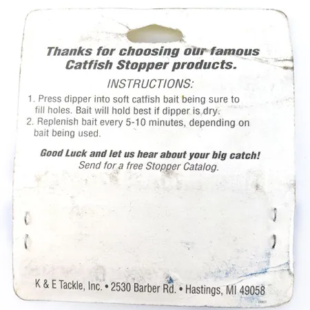 Catfish Team Stopper Bait Dipper, geltonas, 6.5 cm, minkštas masalas #21202