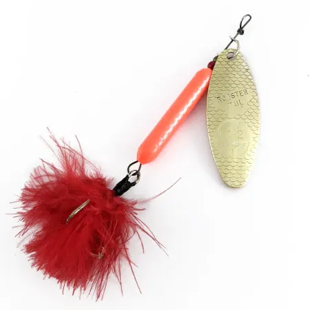 Yakima Bait Worden’s Original Rooster Tail, 14g, gold/hot pink, suktukė #21427