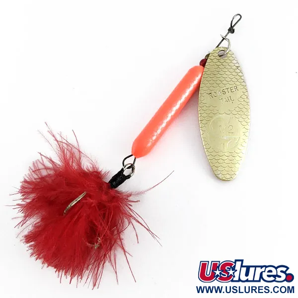 Yakima Bait Worden’s Original Rooster Tail, 14g, gold/hot pink, suktukė #21427