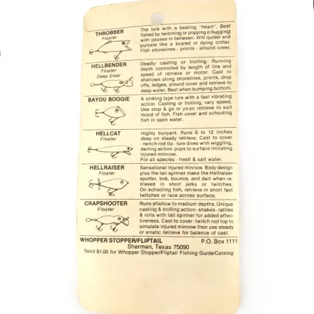 Whopper Stopper Bayou Boogie, 7 g, Barfish, skęstantis vobleris #23647