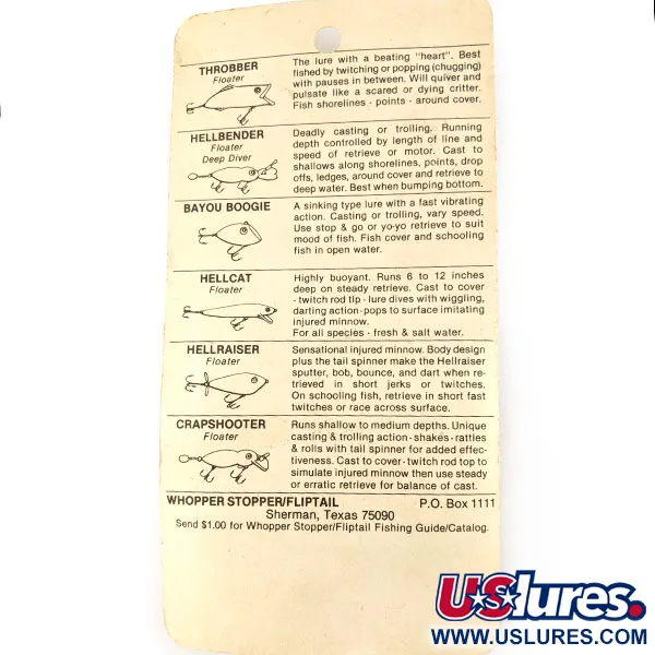 Whopper Stopper Bayou Boogie, 7 g, Barfish, skęstantis vobleris #23647