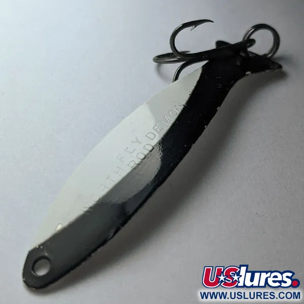 Worth Fly Rod Demon, 2,5 g, juoda/balta/nikelis, blizgutė #21708