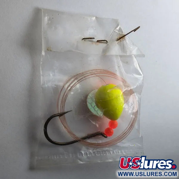 Yakima Bait Spin-N-Glo Walleye Rig, 1/32oz Flame CHR, sistemėlė sterkams #21712