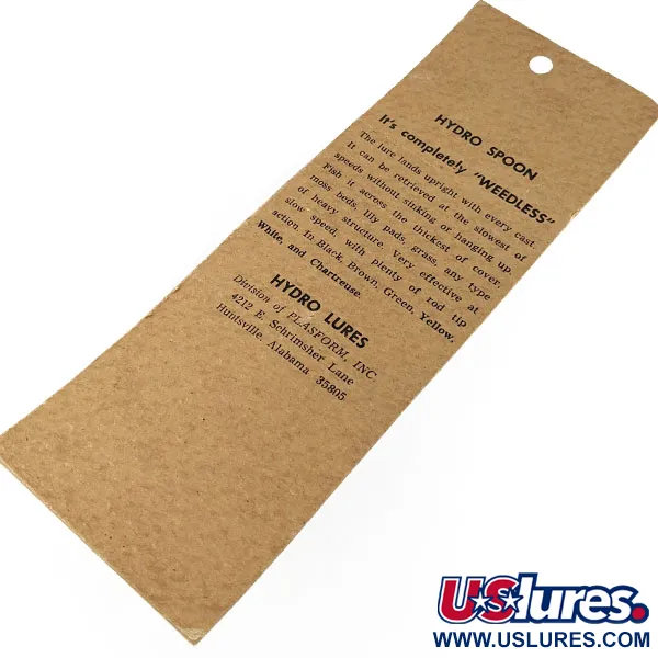 Hydro Lures Hydro Spoon, 14 g balta/žalia, vartiklė #21789