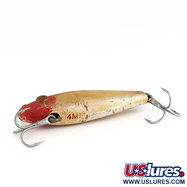 L & S Mirrolure 4M, 7g, Redhead Gold, skęstantis twitchbait #22008