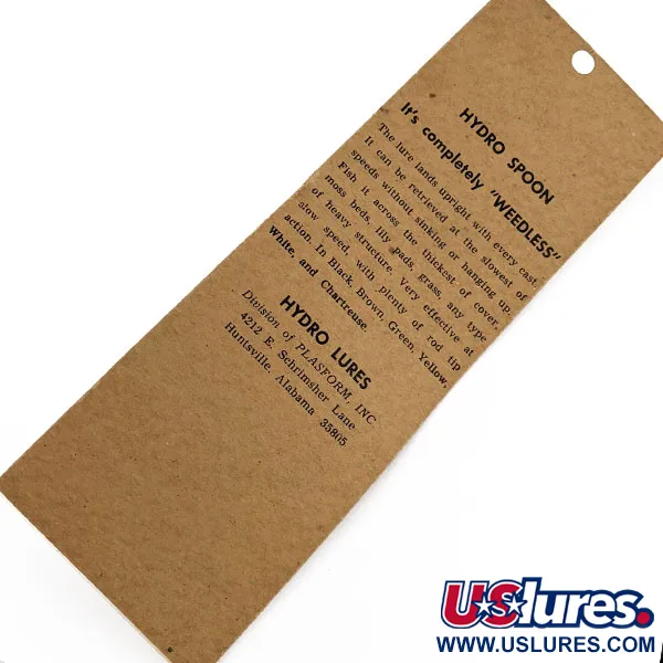 Hydro Lures Hydro Spoon, 11 g, juoda/žalia, vartyklė #22092