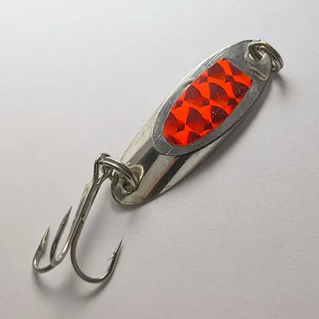 Weber Mr Champ, 7g, sidabrinė su raudonu intarpu, blizgė #22145