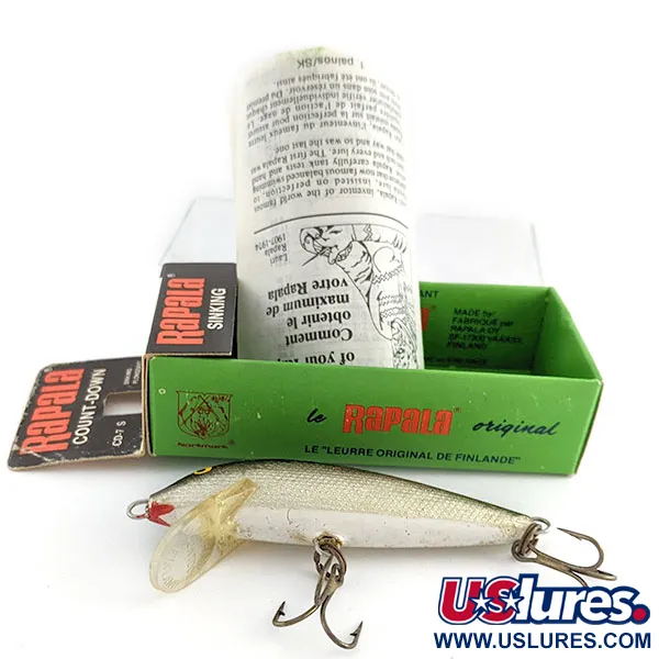 Rapala Countdown CD7, 8 g, S (Silver), skęstantis vobleris #22176