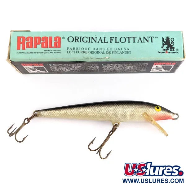 Rapala Original Floater F9, 4 g, Silver, vobleris #22177