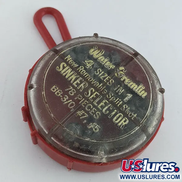 Water Gremlin Removable Split Shot nuimamų svarelių rinkinys BB 3/0 #7 #5