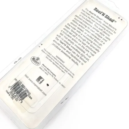 Mann's Reel'N Shad, 13,3 cm, Hartwell-Blue Glmr, minkštas masalas #22218