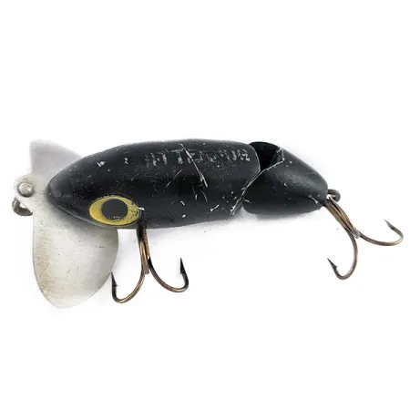 Fred Arbogast Jitterbug Jointed, 10g, Juoda, paviršinis masalas #22524