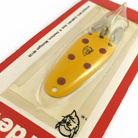 Eppinger Dardevle Sagamore JT Buel Klicker, 7g, geltona, blizgė #23023