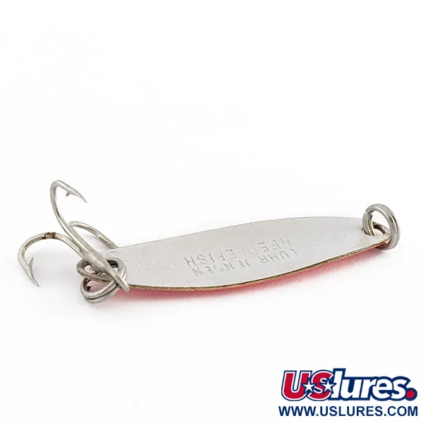 Luhr Jensen Needlefish 1 UV, 2 g, baltas perlas / ryškiai rožinė UV, vartiklė #23033