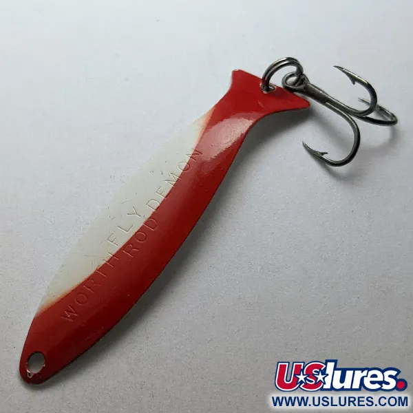 Worth Fly Rod Demon, 2.5g, raudona/balta, blizgė #23174