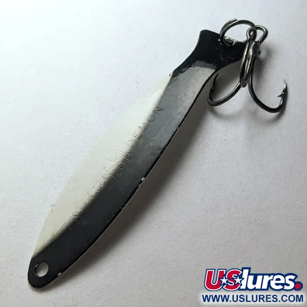 Worth Fly Rod Demon, 2.5g, juoda/balta/nikelis, vartiklė muselinei #23175