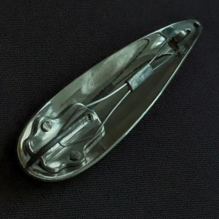 Weedless Bait Company FISHTRAP, 8,5 g, raudona/balta/nikelis, vintažinė blizgė #23191