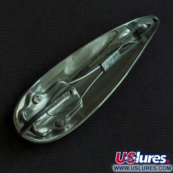 Weedless Bait Company FISHTRAP, 8,5 g, raudona/balta/nikelis, vintažinė blizgė #23191