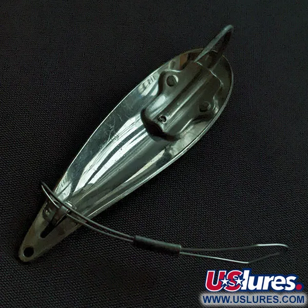 Weedless Bait Company FISHTRAP, 8,5 g, raudona/balta/nikelis, vintažinė blizgė #23191