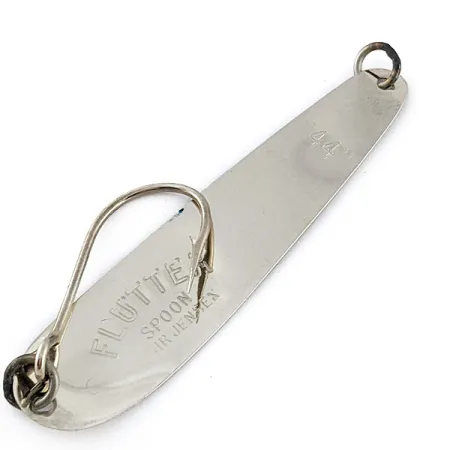 Luhr Jensen Flutter Spoon 44, 4 g, nikelio / mėlyna, vartiklė #23239
