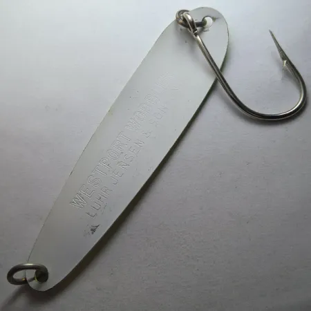 Luhr Jensen Westport Wobbler, 14 g, geltona/žalia/balta UV, blizgė #23257