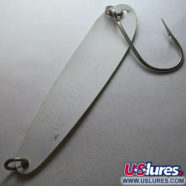 Luhr Jensen Westport Wobbler, 14 g, geltona/žalia/balta UV, blizgė #23257